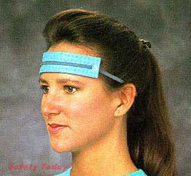 Sweatband Sponge, With Elastic Strap - Sweatbands